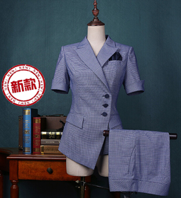 新款夏季女士職業西裝定做