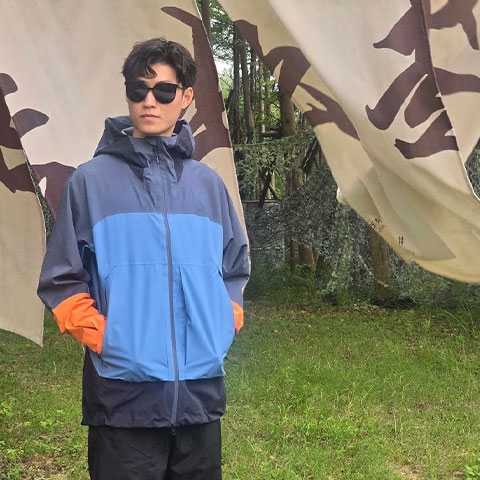 定制工作服選定制軟殼沖鋒衣拼色三合一